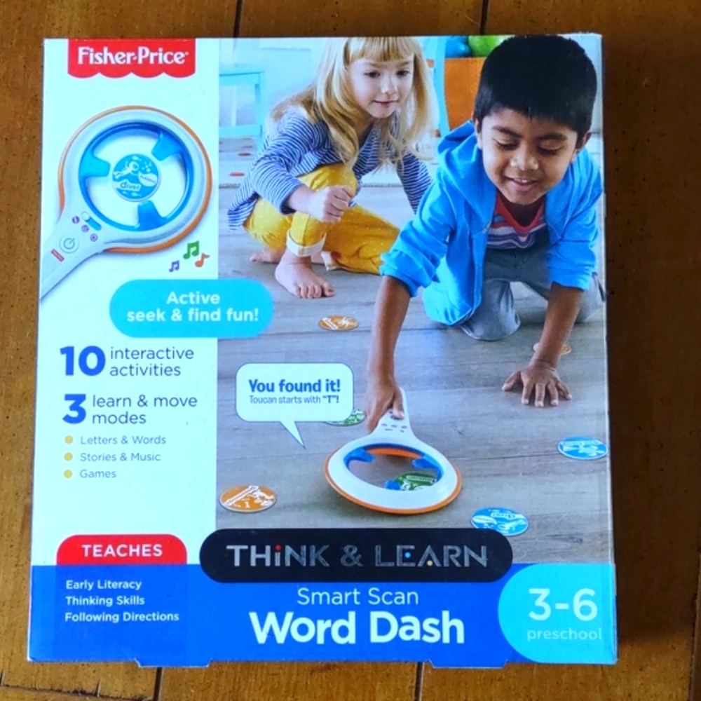 ❤️ New - Fisher Price Think N Learn Smart Scan Word Dash.